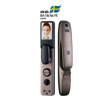 KHÓA THÔNG MINH MÀN HÌNH CHUÔNG DEMAX SL898 PB - APP WIFI