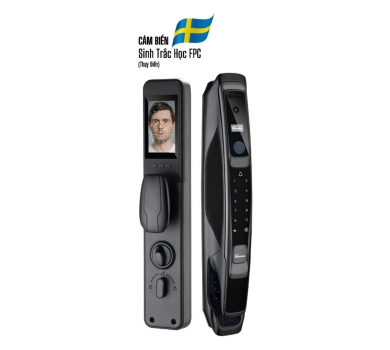KHOÁ THÔNG MINH NHẬN DIỆN KHUÔN MẶT FACE ID DEMAX SL968 BN