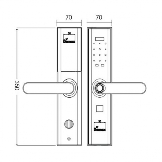 KHOÁ THÔNG MINH DEMAX SL638 BN - APP WIFI