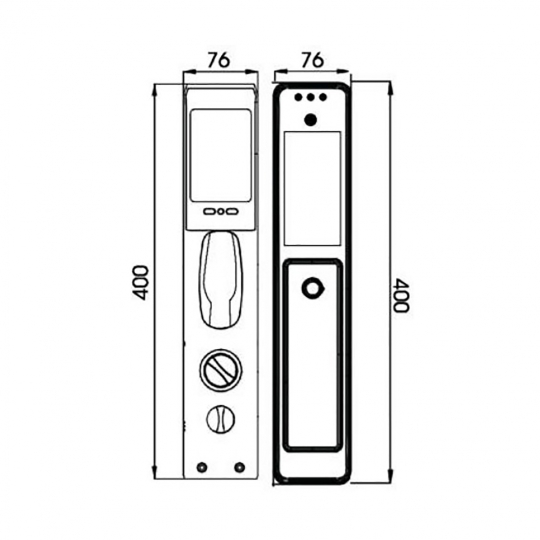 KHOÁ THÔNG MINH NHẬN DIỆN KHUÔN MẶT FACE ID DEMAX SL916 GS